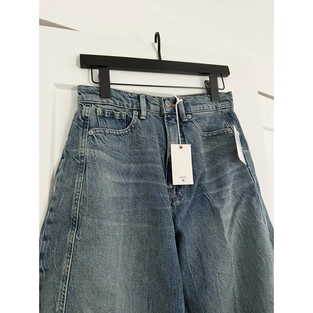 $179 New Good American Good Extreme Barrel Jeans - 00 / 24